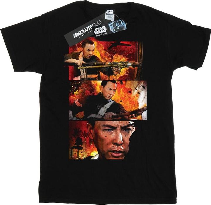 Star Wars Rogue One Chirrut Comic Strip TShirt (S)