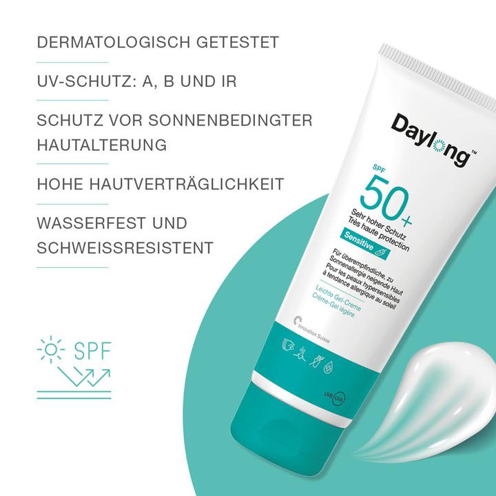 Image du produit Daylong Gel-crème sensible (Crème solaire, SPF 50+, 200 ml, 246 g)
