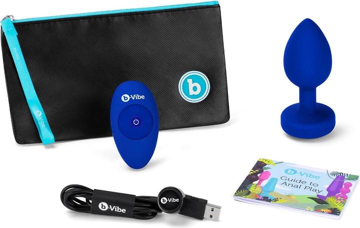 Immagine prodotto B-Vibe Plug vibrante Jewel L/XL Navy