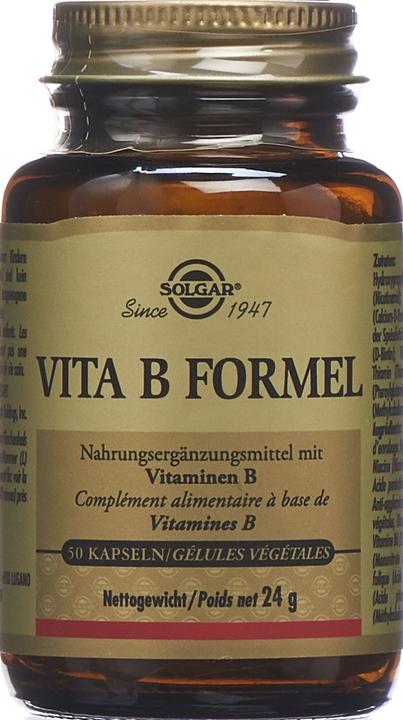 Actual product image Solgar Vita B Formula Caps (50 Piece, Capsules, 24 g)