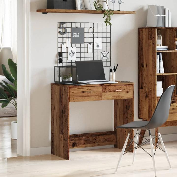 Produktbild VidaXL Schreibtisch Bürotisch Computertisch Arbeitstisch Tisch Altholz-Optik (80 x 40 x 75 cm)