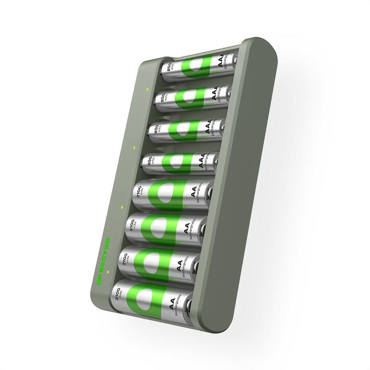 Produktbild GP Batteries E821 (9 Stk., AA, AAA, 2600 mAh, Ladegerät inkl. Akku)