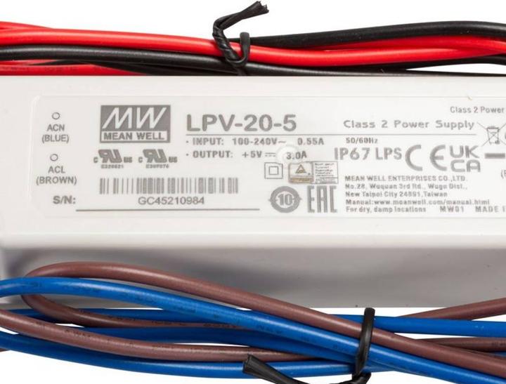 Actual product image MeanWell LED transformer constant voltage
