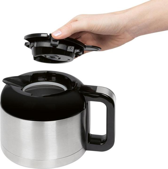 Actual product image Clatronic KA 3805 Coffee maker silver, 8-10 cups