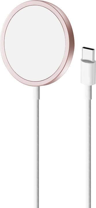 Puro Magnetic Charging Cable USB-C Magsafe - Ładowarka bezprzewodowa indukcyjna 15W (różowy) (15 W)