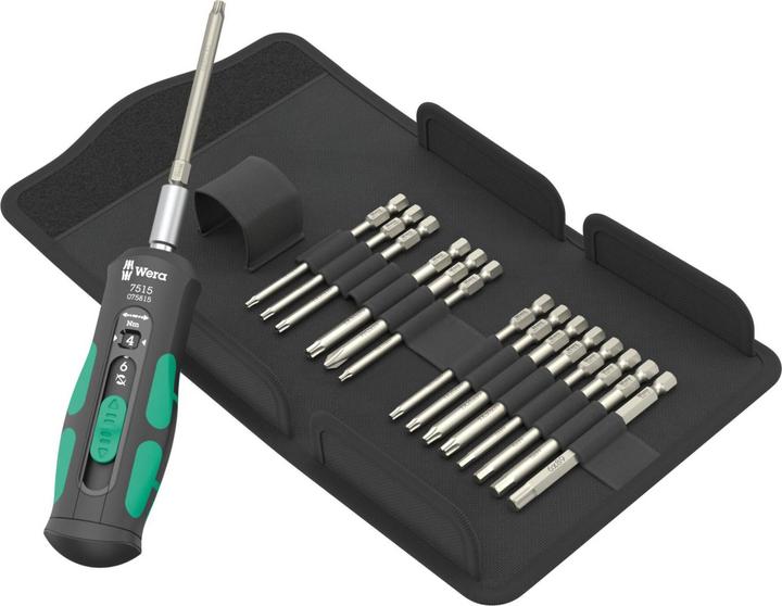 Actual product image Wera 7515/16 Kraftform Safe-Torque Speed Universal 1 (Phillipps cross recess (PH), Torx Plus, Allen screw)