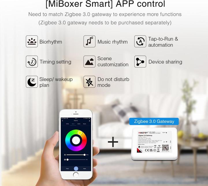 Image du produit Milight Spot LED encastré Zigbee 3.0 6W (600 lm)
