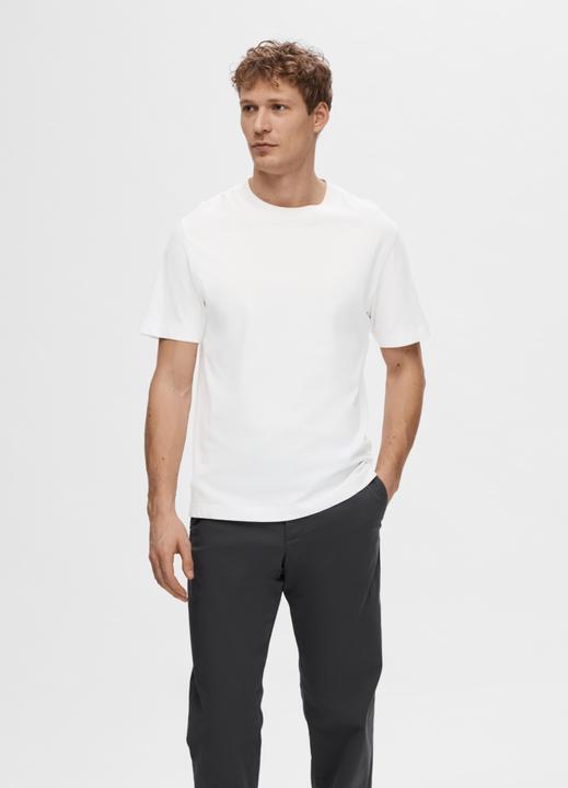 Immagine prodotto Selected Homme T-shirt in cotone biologico con collo alto (L)