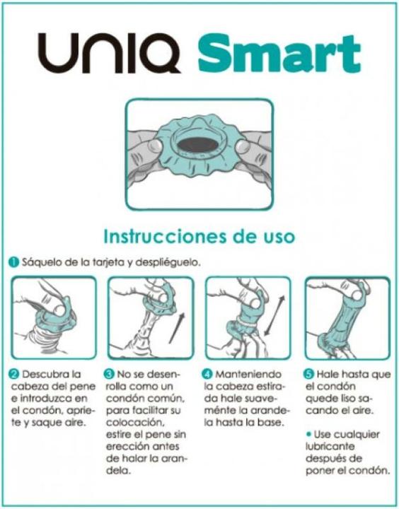 Produktbild Uniq Smart Latex Free Pre-Erection Condoms 3 Units (3 Stk.)