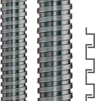 Image du produit Flexa Gaine métallique SPR-AS AD14 acier galvanisé 10 mètres 11,0 x 14,0m (Trou de câble, 24 cm)