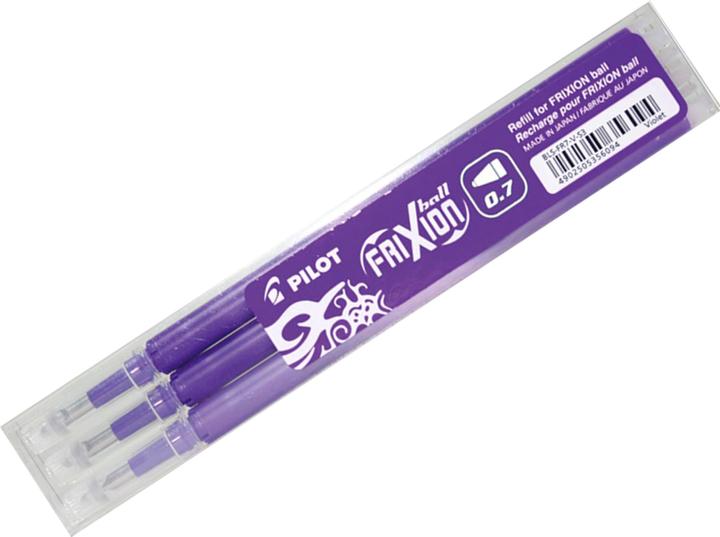 Actual product image Pilot FriXion Refill Set à 3 (Refill, Violet, 0.35 mm)