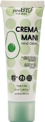 Puro Bio Crema per mani con olio di avocado, acido ialuronico e vitamina C Eco 50 ml (50 ml)