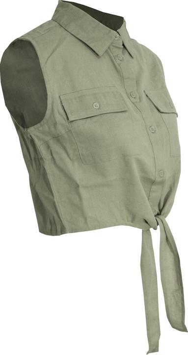 Immagine prodotto Brave Soul Donna/Ladies Elizabeth Tie Front Crop Shirt (S)