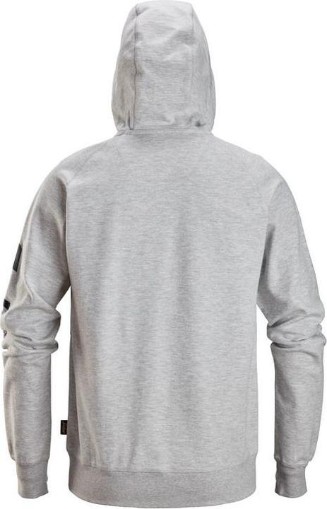 Actual product image Snickers Workwear 28952800008 Logo Full-Zip Hoodie Hellgrau XXL (XXL)