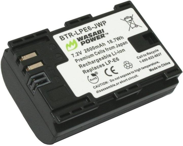 Actual product image Wasabi Power Battery LPE6 (Camera battery)
