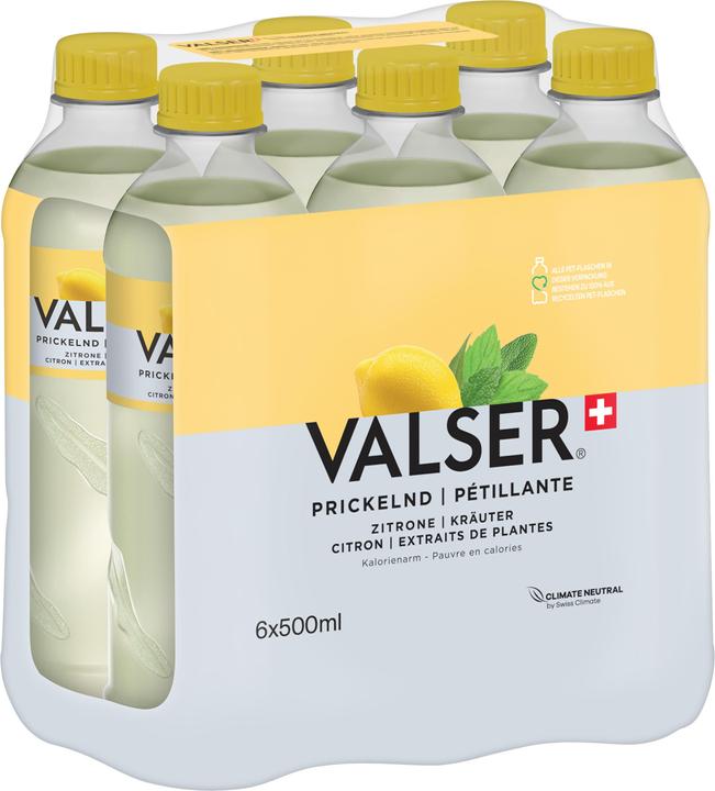 Produktbild Valser Zitrone & Kräuter (6 x 50 cl)