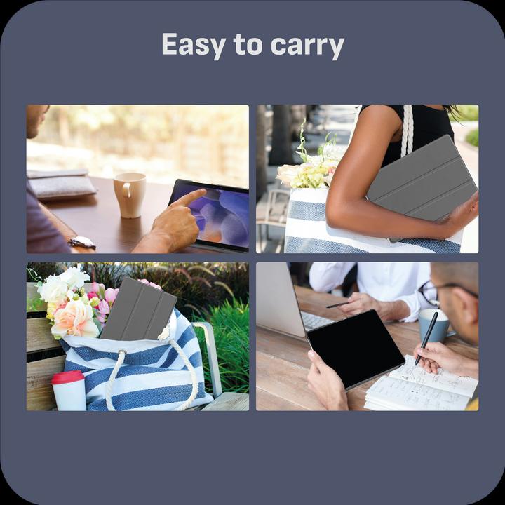 Actual product image Cazy Premium Smart Cover Compatible with Samsung Galaxy Tab A8 - Protective Case Cover - Automatic (Galaxy Tab A8)