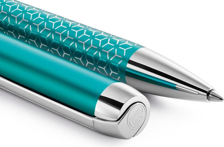 Produktbild Pelikan Pura® Kugelschreiber Türkis in Geschenketui (Grün, Silber, 1 x)