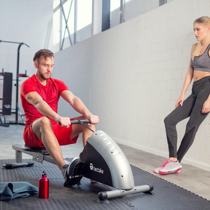 Actual product image tectake Rowing machine