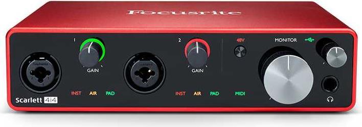 Produktbild Focusrite Scarlett 4i4 3rd Gen (USB)