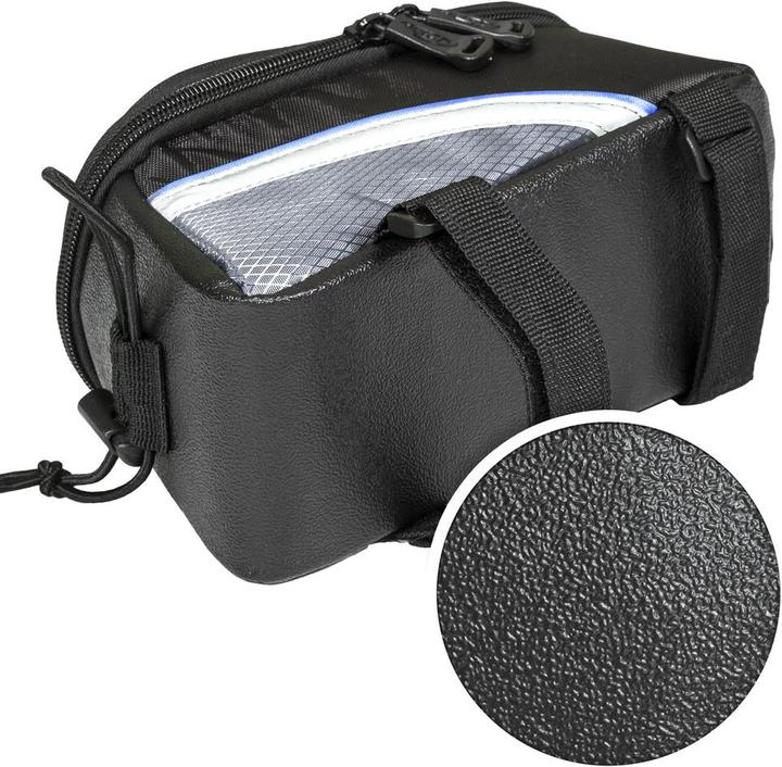 Produktbild tectake Fahrradtasche mit Rahmen-Befestigung für Smartphones (2.10 l, Rahmentasche)