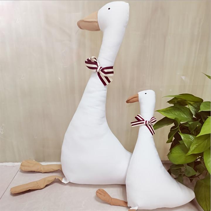 Produktbild Activity Board Adorable Cartoon Big Goose Doll - Perfekt für Kinderzimmer Dekoration & Baby's Sleeping!, 35cm (1 cm)