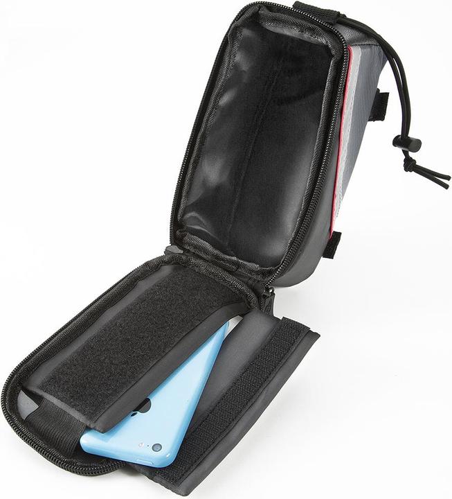 Actual product image tectake Bike bag with frame attachment for smartphones (1.90 l, Frame bag)