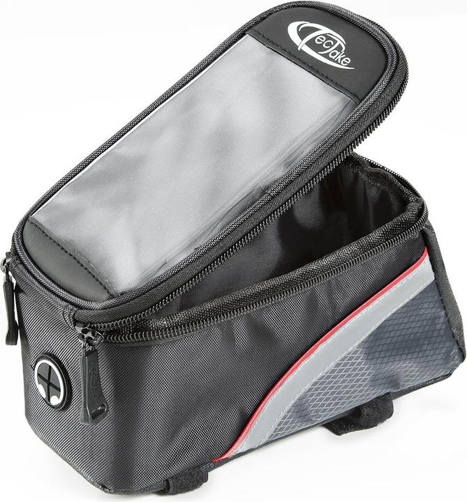 Produktbild tectake Fahrradtasche mit Rahmen-Befestigung für Smartphones (2.10 l, Rahmentasche)