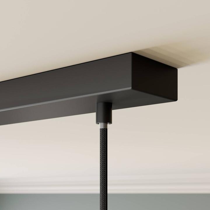 Image du produit Lindby Etiena 5 Lampe à suspension opale/noire (G9)