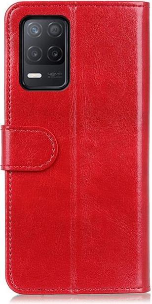 Actual product image MU Classic Crazy Horse Leather Bookcover Series (Realme 8 5G)