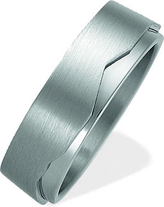 Xen Bandring mattiert / poliert mit Kontur 6 mm