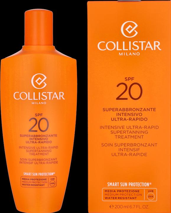 Immagine prodotto Collistar CS Sun - Trattamento Superabbronzante Intensivo Ultra-Rapido SPF20 (Crema solare, SPF 20, 200 ml)