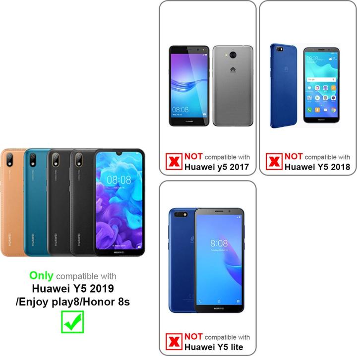 Immagine prodotto Cadorabo Copertina del libro di fiori (Huawei Y5 (2019), Onore 8s)