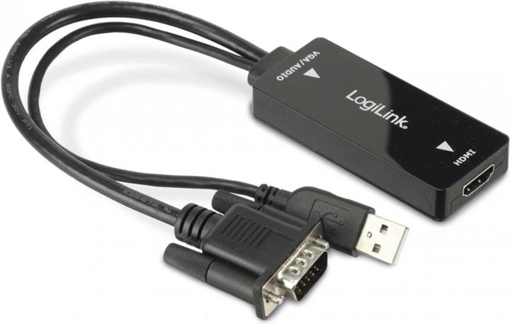 Immagine prodotto LogiLink CV0060 - Convertitore VGA con audio e HDMI (HDMI, 20 cm)