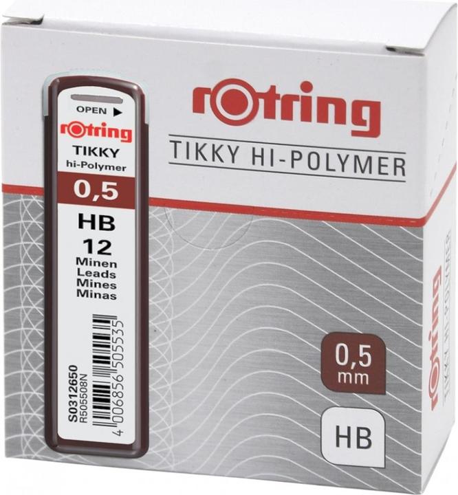 Produktbild Rotring Tikky (Ersatzmine, Schwarz, 0.50 mm)