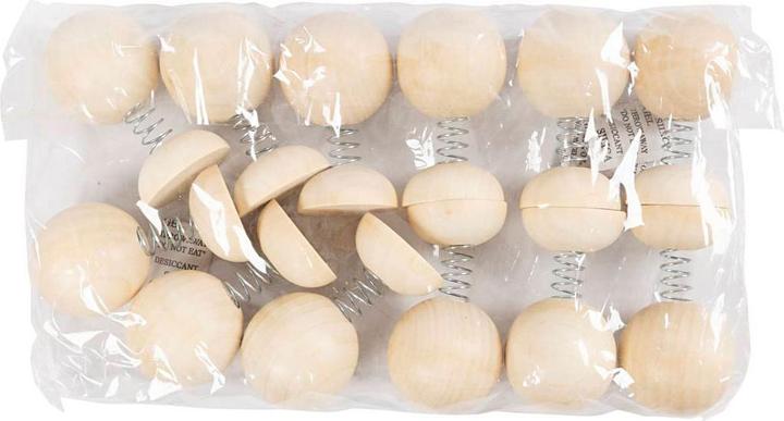 Actual product image Creativ Company Wooden bouncy figures, 12 pieces.