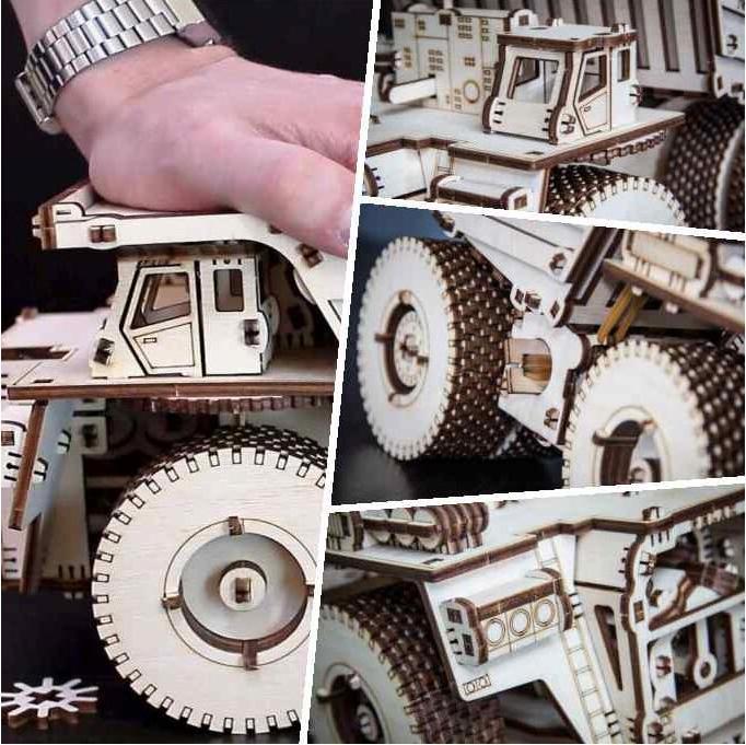 Image du produit Eco Wood Art Camion à benne BelAZ-75600