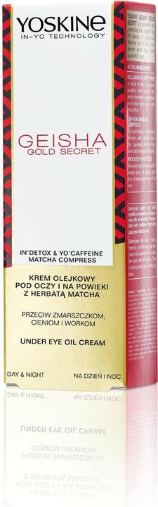 Produktbild Yoskine Geisha Gold Secret Eye and Eyes Wrinkle Cream 15ml (Fluid, 15 ml, Tag + Nacht)