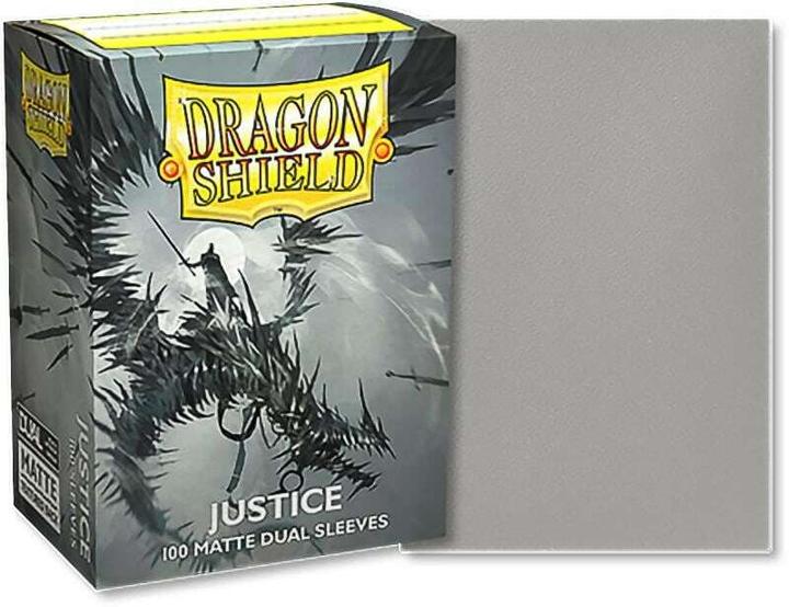 Image du produit Arcane Tinman Dragon Shield Dual Matte Sleeves (x100) - Justice
