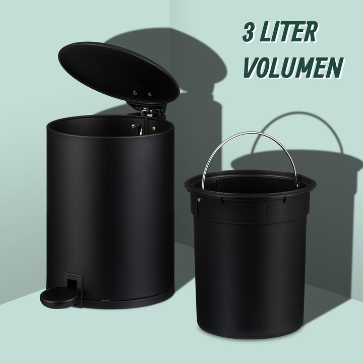 Productafbeelding Relaxdays Badkamer afvalemmer (3 l)