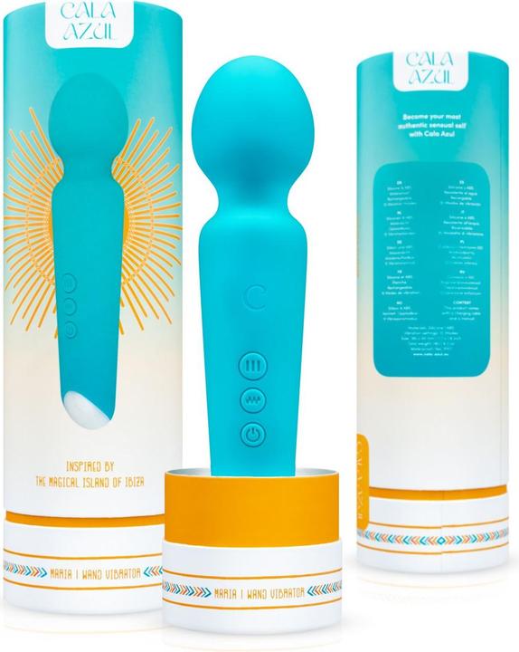 Actual product image Cala Azul Maria Zauberstab Vibrator Azul