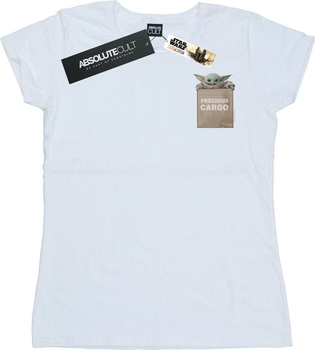 Star Wars The Mandalorian Precious Cargo Faux Pocket TShirt (XL)