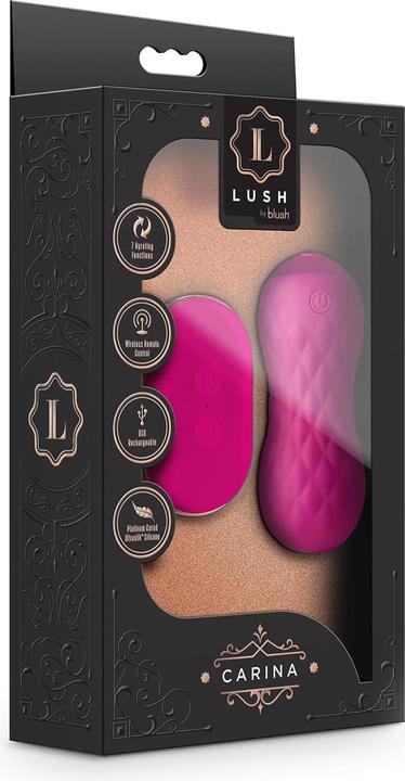 Produktbild Blush Novelties Carina - 7 Modes Gyrating & Vibrating Egg Vibrator - Wireless Remote Controlled - Re