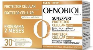 Valori nutrizionali e ingredienti Oenobiol Sun Expert Cellular Anti-Aging Protector - 60 Capsules (Crema solare)