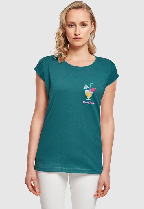 Produktbild Merchcode Ladies Pina Colada Extended Shoulder Tee - 113663 (M)