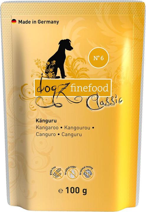 Produktbild Dogz finefood No.06 Känguru (Adult, 12 Stk., 100 g)