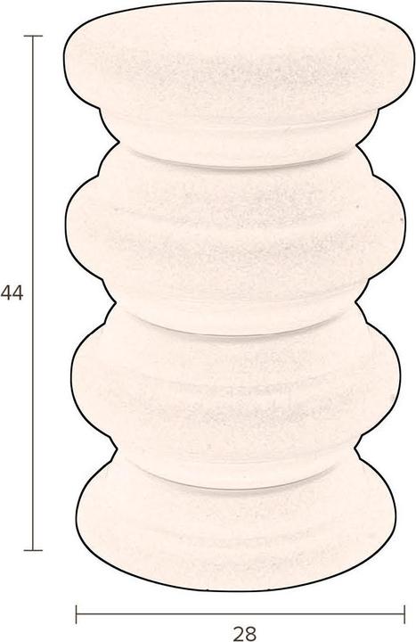 Actual product image Dutchbone Artemis Stool Terra