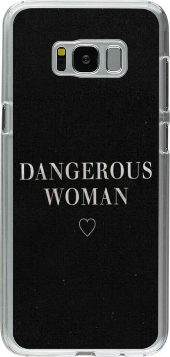 Actual product image PhoneLook Coque transparent Dangerous woman (Samsung Galaxy S8+)
