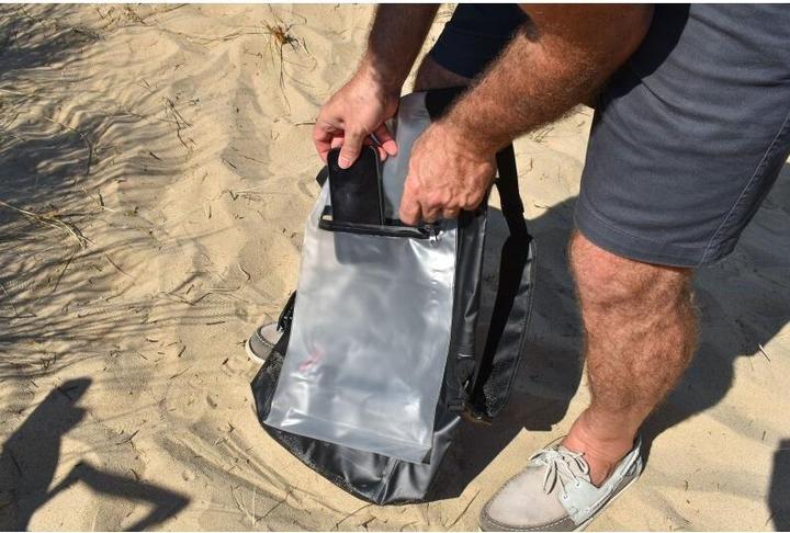 Produktbild 9WS Sac dos tanche de 25l gris (25 l)