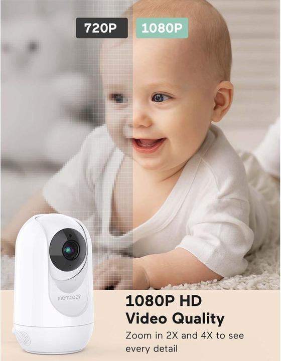 Image du produit Momcozy Moniteur vidéo pour bébé (Vidéo et audio, 300 m)